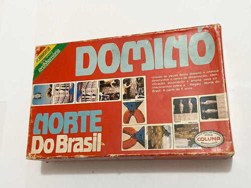 Jogo De Dominó Antigo Norte Do Brasil Coluna Jogos