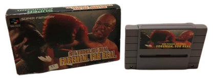 Cartucho Jogo Super Nintendo Famicom George Foreman For Real