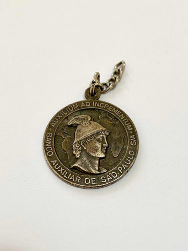 Medalha Banco Auxiliar De São Paulo 40 Anos 1928-1968