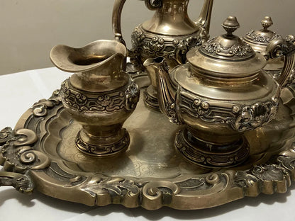 Baixela Portuguesa Prata 833 Estilo D. João V Chá E Café