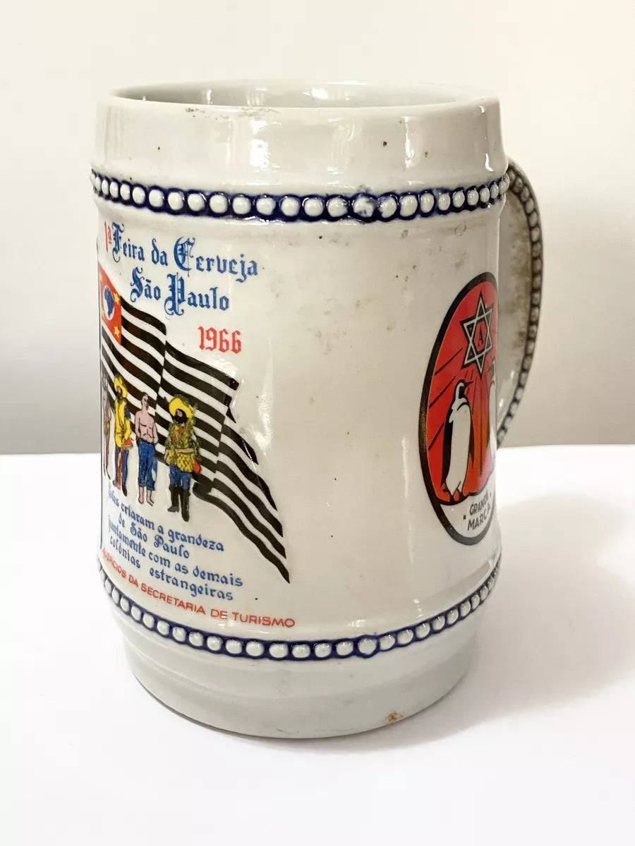 Caneca De Chopp Antiga 1ª Festa Da Cerveja De São Paulo 1966