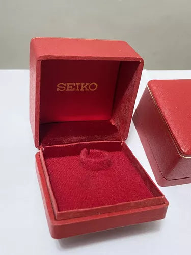 Caixa Estojo P/ Relógio Seiko Original Antiga Vermelho 3uni