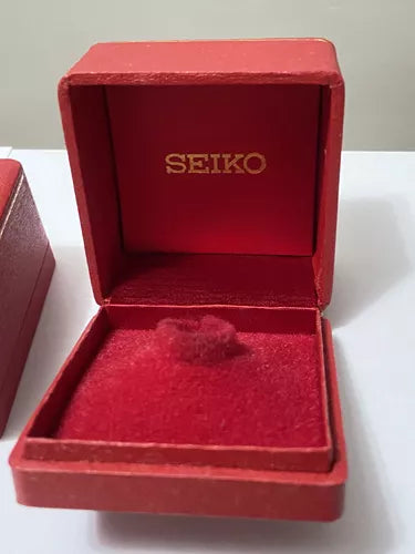 Caixa Estojo P/ Relógio Seiko Original Antiga Vermelho 3uni