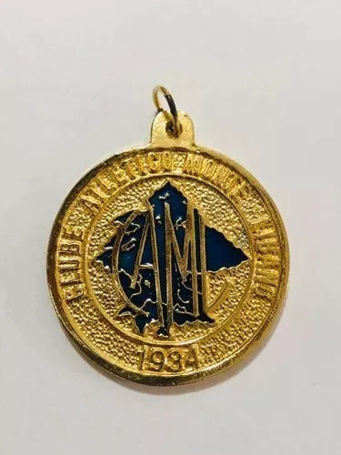 Antiga Medalha Dourada 1934 Clube Atlético Monte Líbano