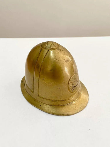 Abridor De Garrafa De Bronze Antigo Em Forma De Capacete