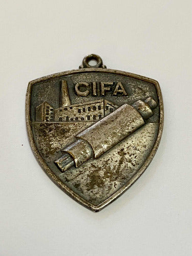 Antiga Medalha Cifa Laminação De Ferro Aço E Cobre São Paulo