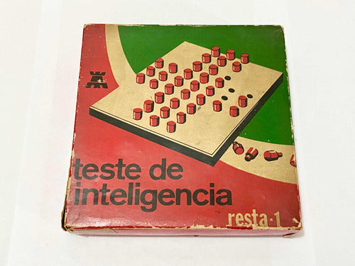 Antigo Jogo Teste De Inteligência Resta 1 Década De 60